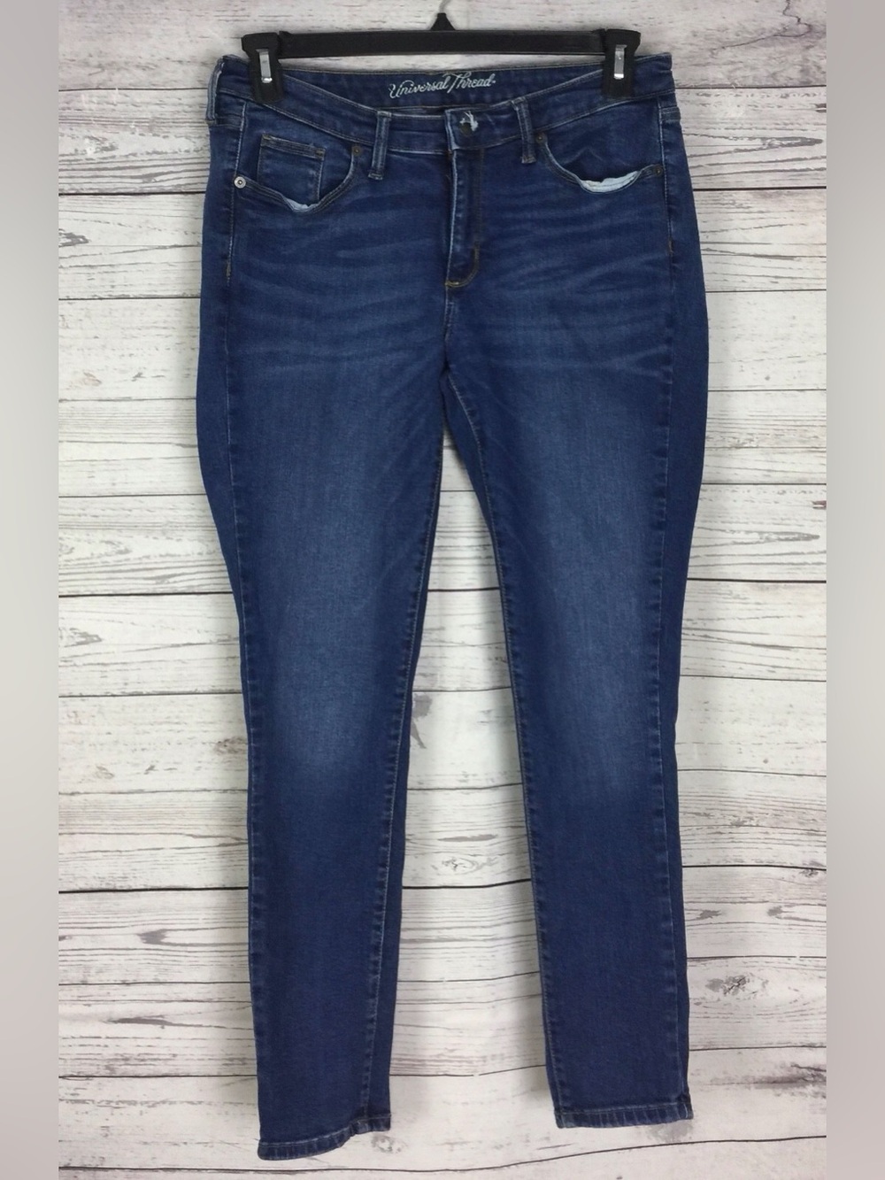 Universal Thread Women's Blue Mid-Rise Slim Stretch Denim Jeans Size 10/30S